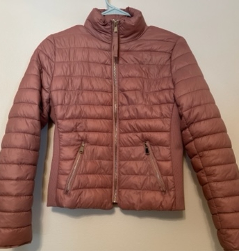 Girl's Bronze Puffer Jacket